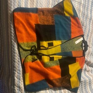 Athena Colorful Patchwork Cape